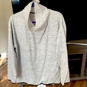 2X Tek Gear Cowl Neck Light Grey Sweatshirt